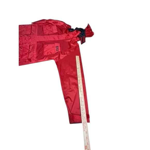 "AVID" Heavy Duty Red Jacket Emergency Windbreaker Water Resistant SZ XL Mens - Picture 9 of 14